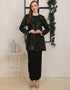 BAJU KURUNG PAHANG MODEN KAIA (BLACK)